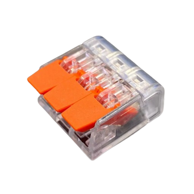 Клемник прозорий 3 важелі РСТ-413