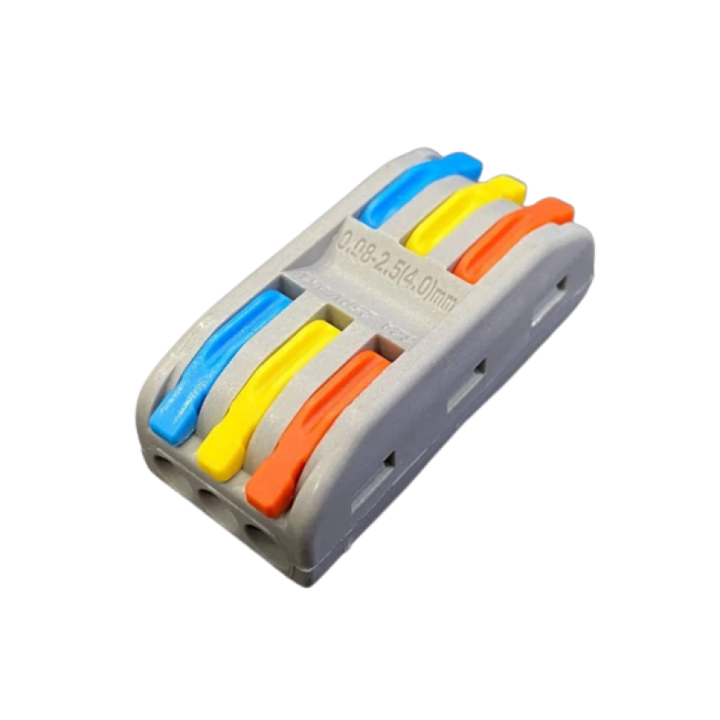 Клемник сірий прохідний 3+3 РСТ-223