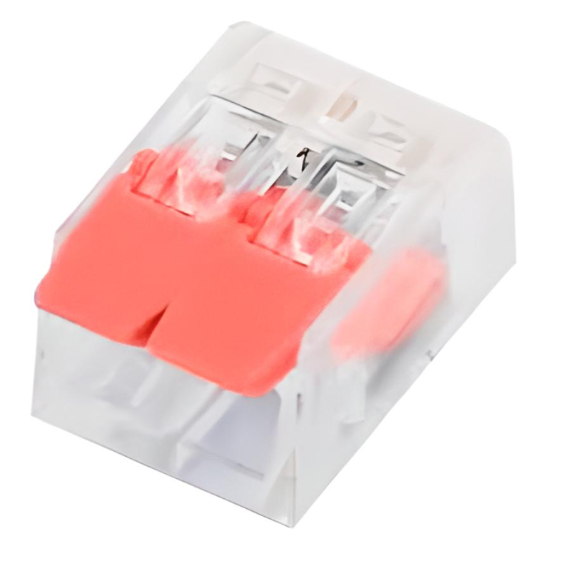 Клемник прозорий 2 важелі РСТ-412