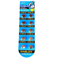 Батарейка Rablex LR44 AG12  10/100