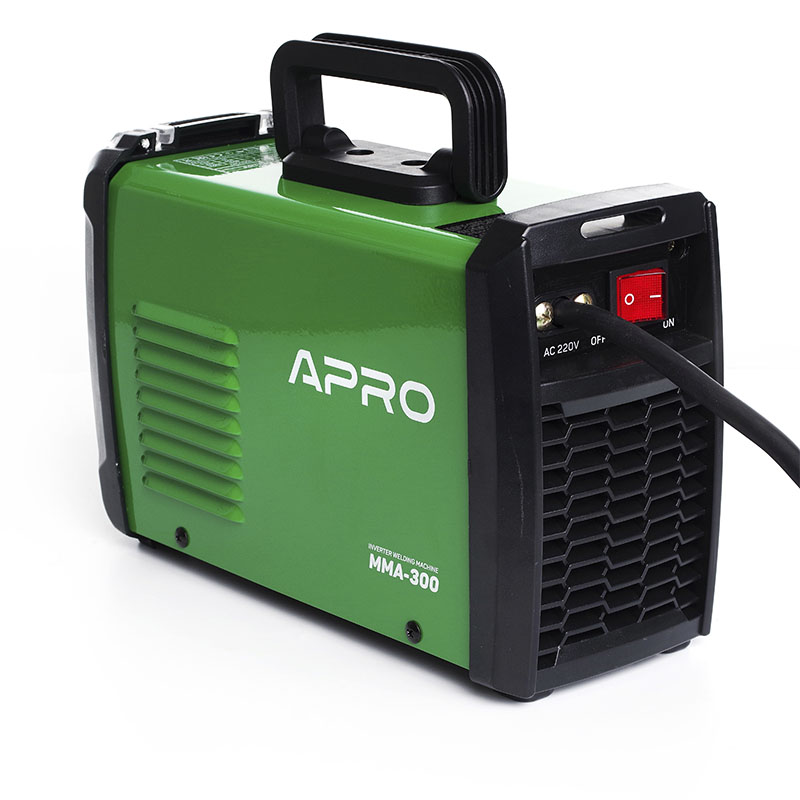 Зварювальний апарат інверторний MMA-300 20-300 А ел.5 мм 3+2 м  (APRO)