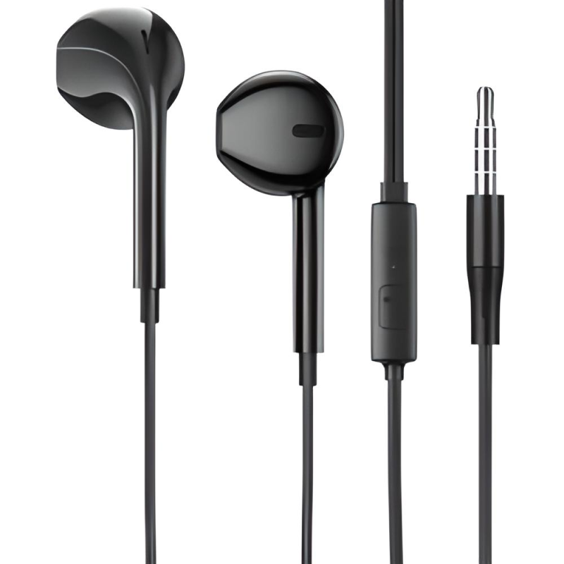 Наушники HOCO DM6 Maya Universal Earphones with mic Black