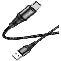 Кабель HOCO X50 Excellent charging data for Type-C 2,4A/1m. Black