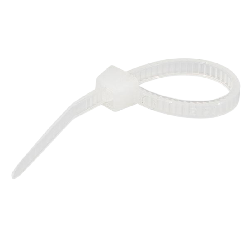 Хомути кабельні 80 х 3 мм білі (упак 100шт)