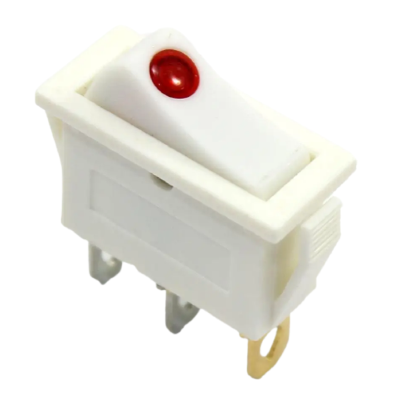 Кнопка вузька 1-а біла (100)