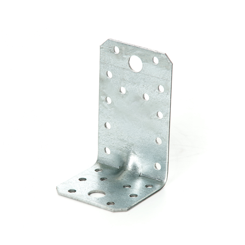 Кутник універсальний з посиленим ребром 90х50х55х2.0 мм оцинкований (пач. 10 шт.)  (APRO)