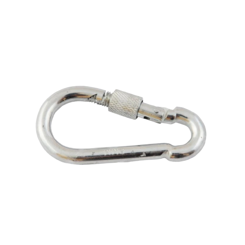 Карабін із замком М5х50 нержавіючий А2 (пач. 10 шт.)  (APRO)