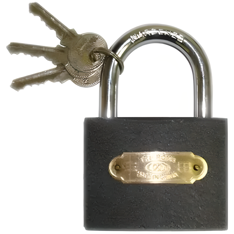 Замок сірий 32мм 6/240