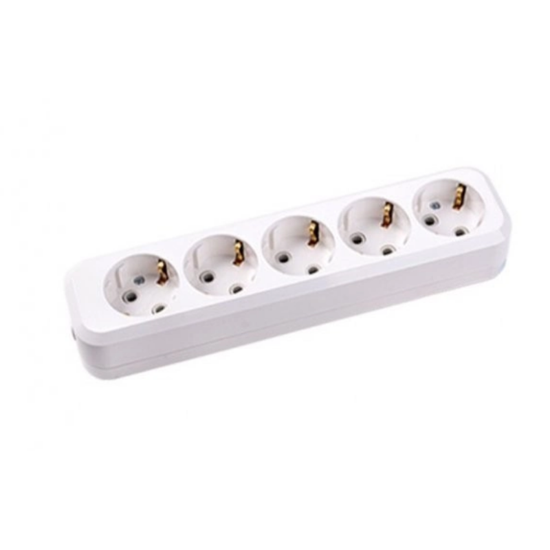 LIDER Розетка переносна LRP16-530 (5-місць) із заземленням 10шт.
