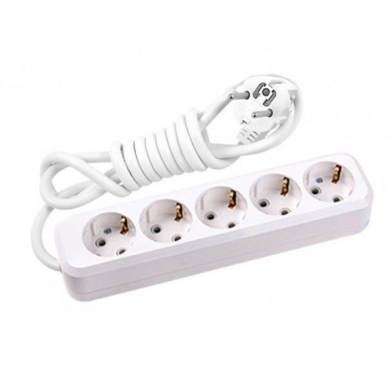 LIDER Подовжувач LP16-533 (5-місць) із заземленням 3м 12шт.