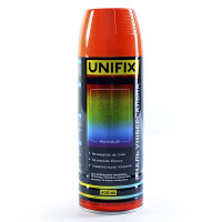 Емаль універсальна акрилова RAL 2004 Помаранчевий глянсова 400 мл (UNIFIX)