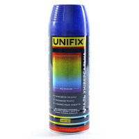 Емаль універсальна акрилова RAL 5002 Синій глянцева ультрамарин 400 мл (UNIFIX) 