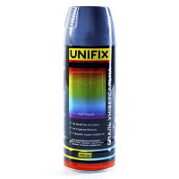 Емаль універсальна акрилова RAL 5005 Синій глянцевий сигнальний 400 мл (UNIFIX) 