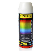 Емаль універсальна акрилова RAL 9001 Білий глянсовий кремовий 400 мл (UNIFIX)