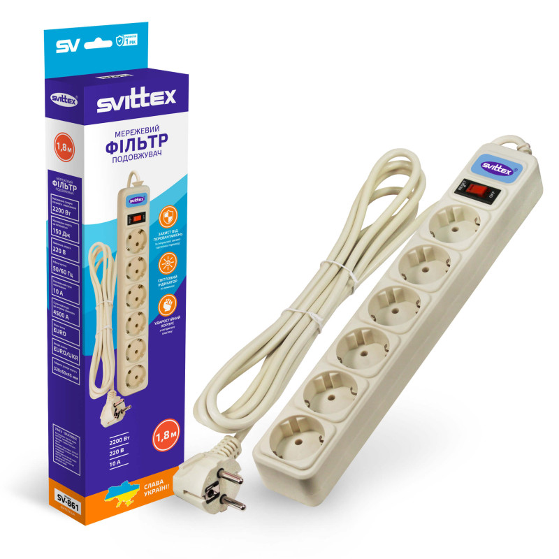 Мережевий фільтр-подовжувач 