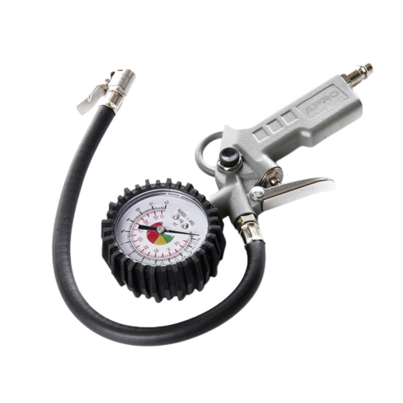 Пневмопістолет для підкачки коліс з манометром 12 Бар 85-200 л/хв  (APRO)