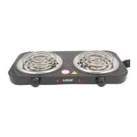 2103 Електроплита (2 конфорки) Спіраль А-Плюс