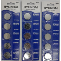 Батарейка HYUNDAI CR2025 Blister 5