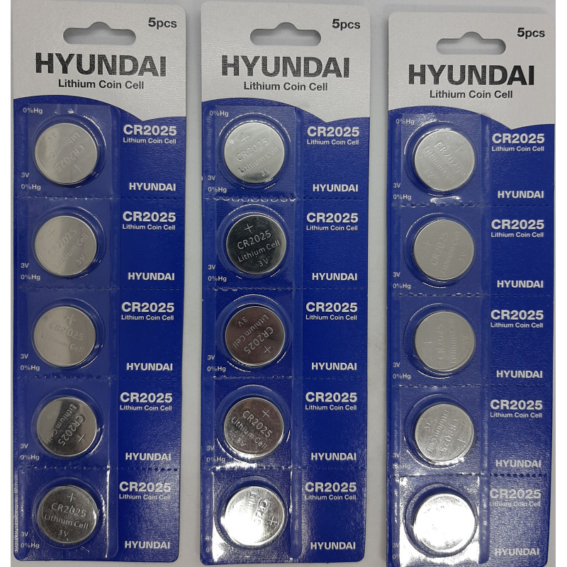 Батарейка HYUNDAI CR2025 Blister 5