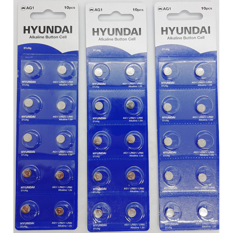 Батарейка HYUNDAI AG1 Blister 10