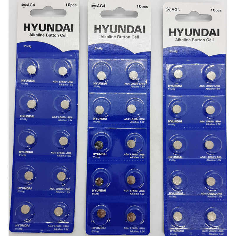 Батарейка HYUNDAI AG4 Blister 10