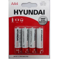 Батарейка HYUNDAI R6 AA BL4 Heavy Duty 4/48