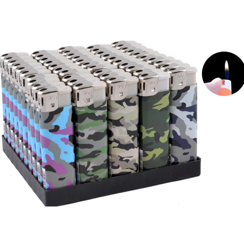 Запальничка камуфляж Кольорова 1209-8  50/1000