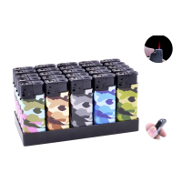 Запальничка турбо полум'я з ліхтарем Камуфляж 50/1000