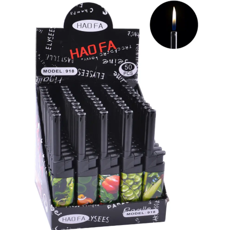 Побутова запальничка з регулюванням полум'я 