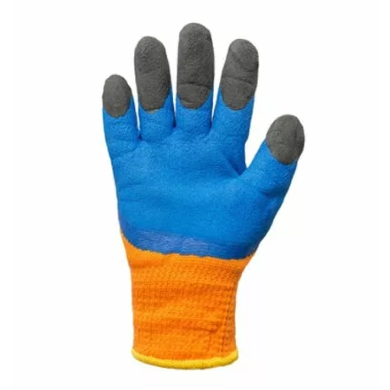 Рукавичка тепла, чорний палець Синя 10/600