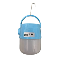 RB-GD71 (GD-071) Ліхтарик ручний  із сонячною панеллю, павербанк MultiFunctional Led