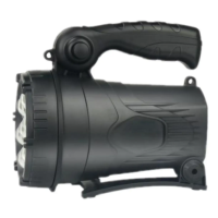 Ліхтар WD-400 акумуляторний 7 лінз з 16кристалам + маяк, підставка, Power Bank