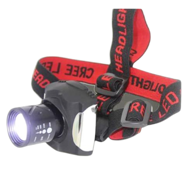 Ліхтар 031 на лоб, POLICE ZOOM МОНОкрист, 3 режима, 3*AAA/Li-ion акк. 3,7V 4800mAh + ЗУ