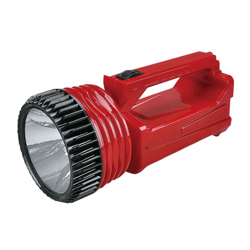 Ліхтар 2828 акумуляторний 1МОНОкристал + 18Крист, з маяком, d75mm, 215*90*95мм