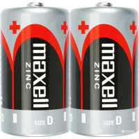 Сольова батарейка Maxell D/R20 2шт/уп shrink   12/24