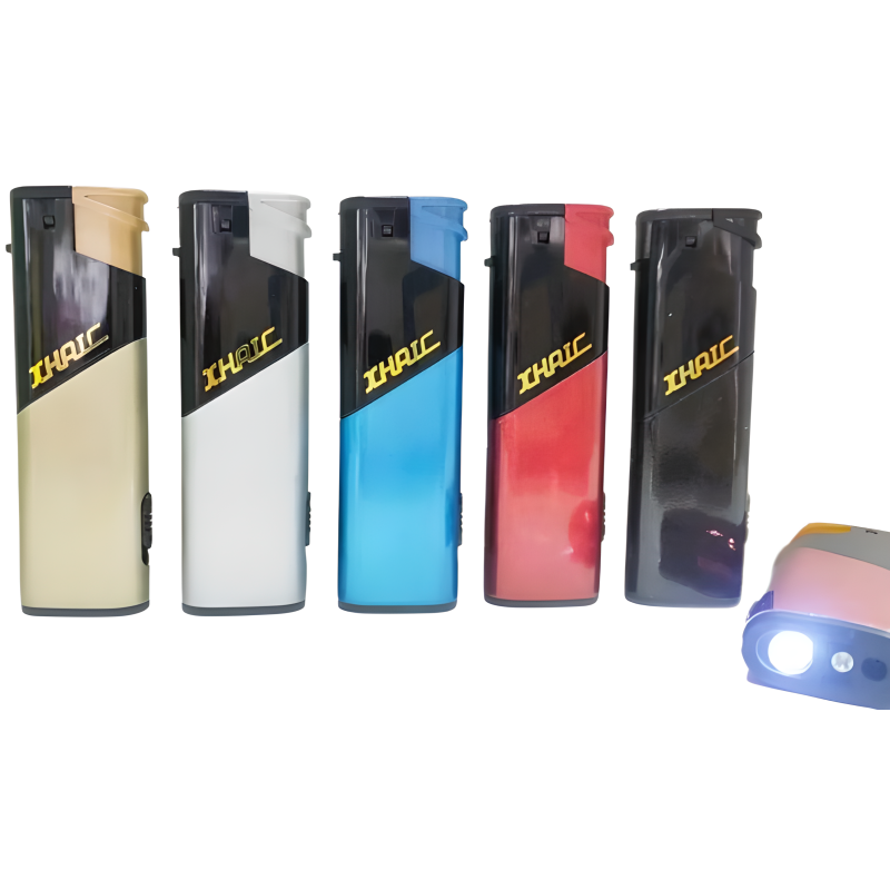 Запальничка з ліхтариком у металевому корпусі XHAIC №107-2 50/100