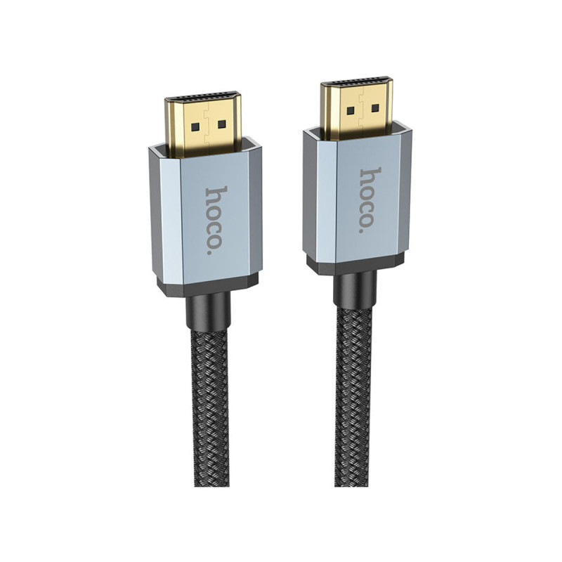 HDMI кабель HOCO US03 HDMI 2.0 Male to Male 4K HD data cable 2m. Black