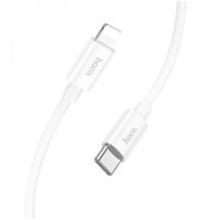 PD Кабель HOCO X87 Magic silicone PD charging data cable for iP PD20W/1m. White