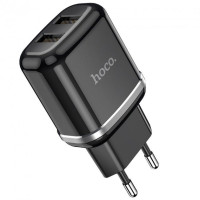 Мережевий зарядний пристрій HOCO N4 Aspiring 2USB/2,4A Black