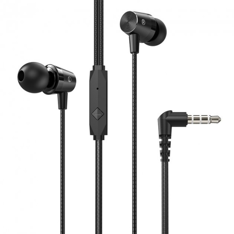 Наушники HOCO M79 Cresta universal earphones with mic. Black