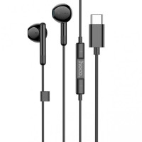 Наушники HOCO M93 wire control earphones with microphone Black