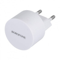 Мережевий зарядний пристрій BOROFONE BA23A Brilliant 2USB/2.4A white