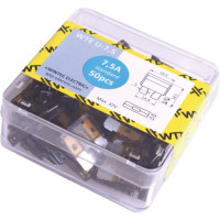 Запобіжники плоскі міні  7,5А (50 шт в паке)