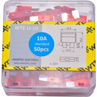 Запобіжники плоскі євро 10А (50 шт в паке)