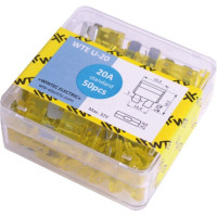 Запобіжники плоскі євро 20А (50 шт в паке)