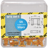 Запобіжники плоскі супер міні  5А (50 шт в паке)