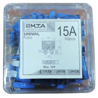 Запобіжники плоскі євро 15А (50 шт в паке)