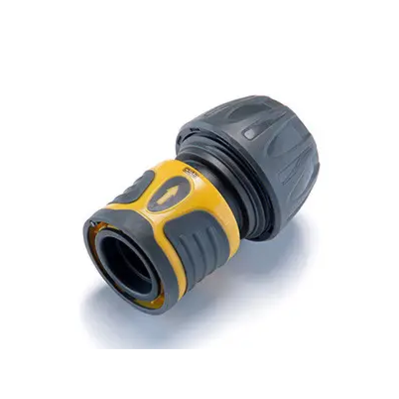 Конектор швидкознімний прогумований з аквастопом ½'' для шланга 3/4''  (СИЛА)