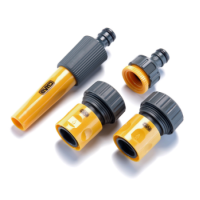 Набір: насадка-розпилювач, конектори для шланга 3/4'', адаптер ½'' + 3/4''  (СИЛА)