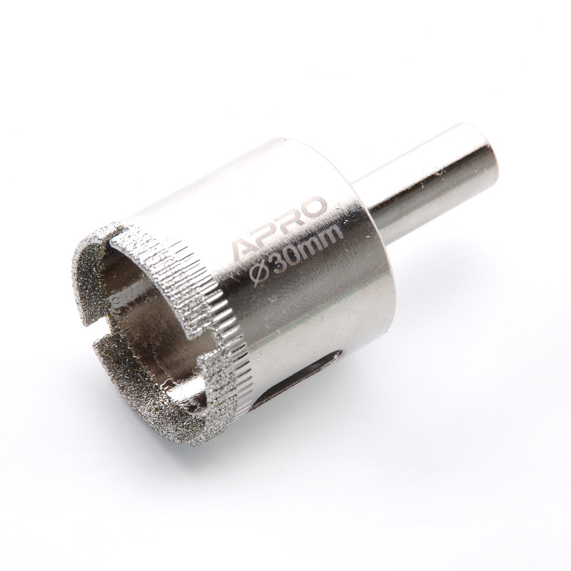 Свердло трубчасте з алмазним напиленням 30 мм (APRO)